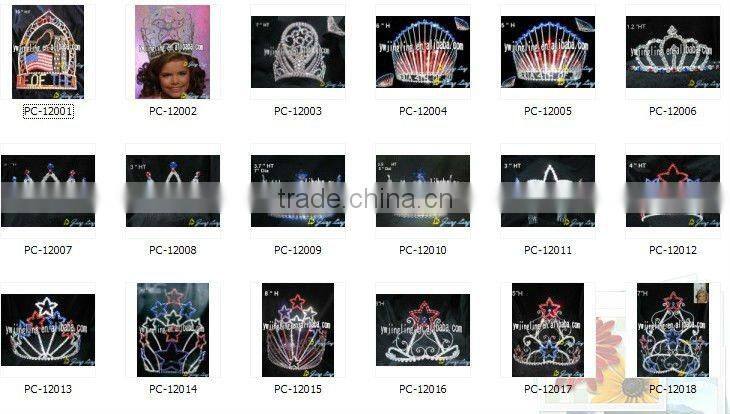 blue star style for rhinestone patriotic crown