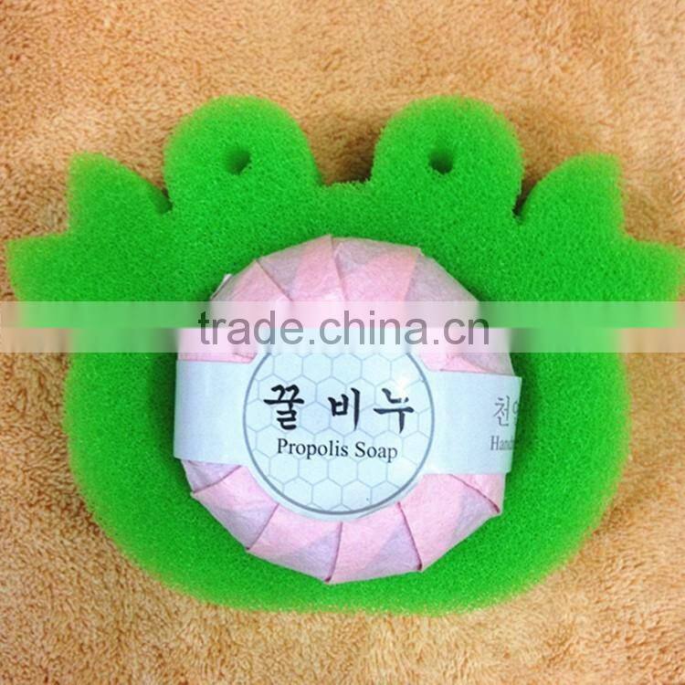 Bathroom accessories soap holder cleaning tool animals style kids sponge