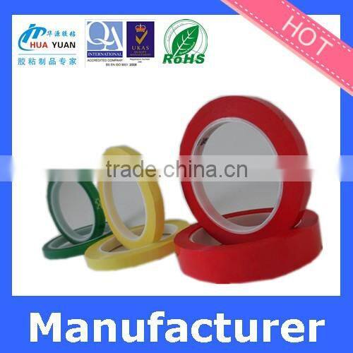 Heat resistance acrylic acid adhesive pink color 3m transformer polyester binding tape
