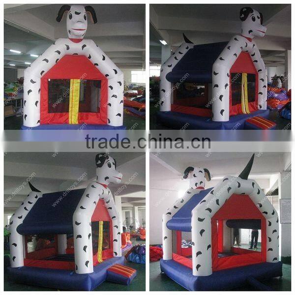 inflatable princess jumping bounce air castle bed with slide