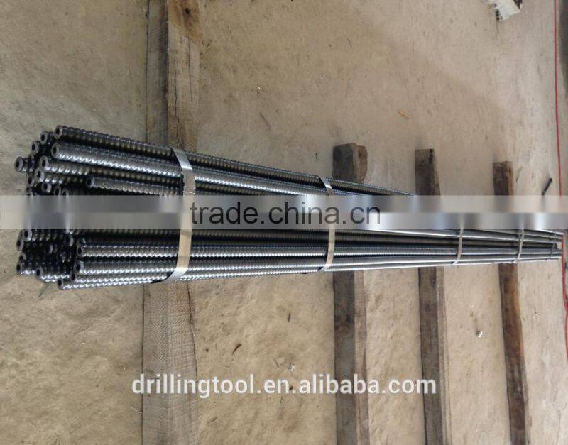 R38N galvanized drill soil foundation stabilization self drilling injection soil nailing anchor