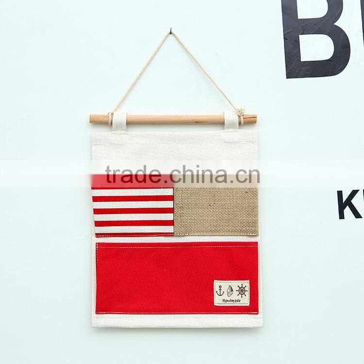 2015 new Creative home decoration Cloth art wall-mounted multipurpose storage bag