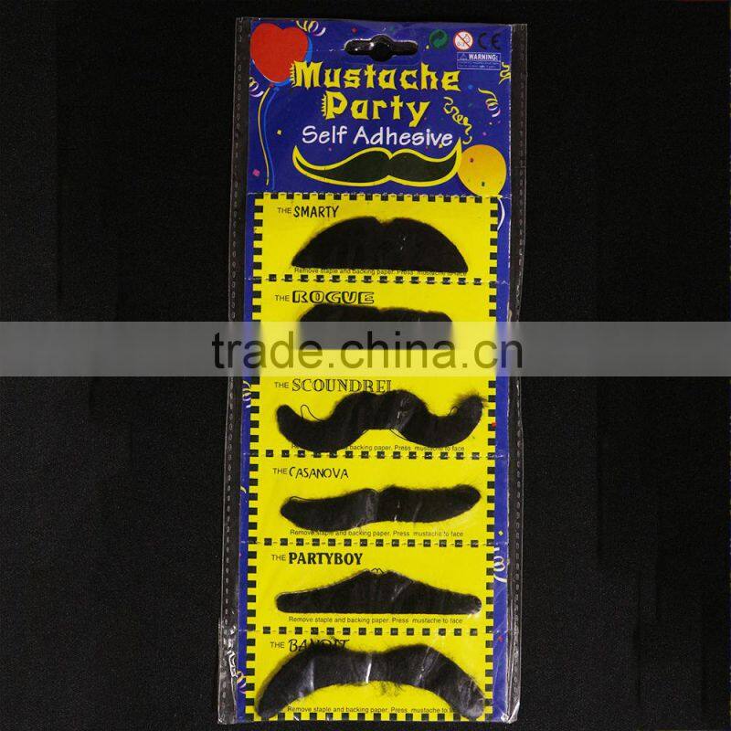 2015 funny artificial moustache beard fake moustache for sale