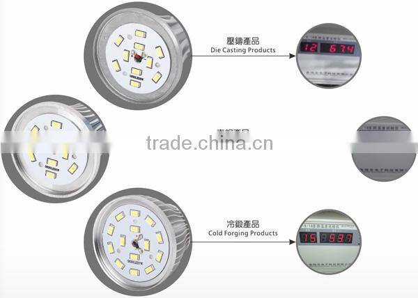 China aluminum cold forging bulb led fixture