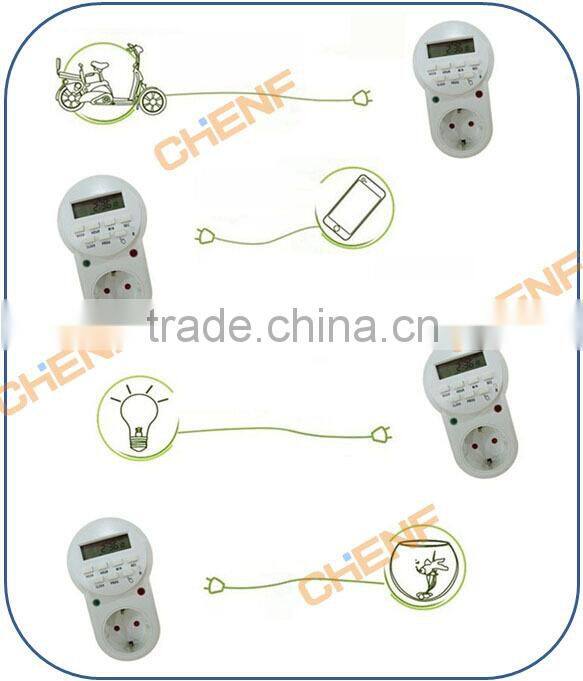 Newest 16A/230V 24 Hours Programmable Timer Socket