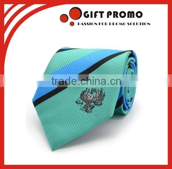 Custom Man Silk Embroidery Logo Tie