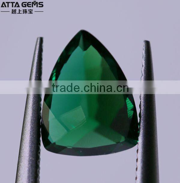 Trillion cut and the lowest price of lab created emeralds