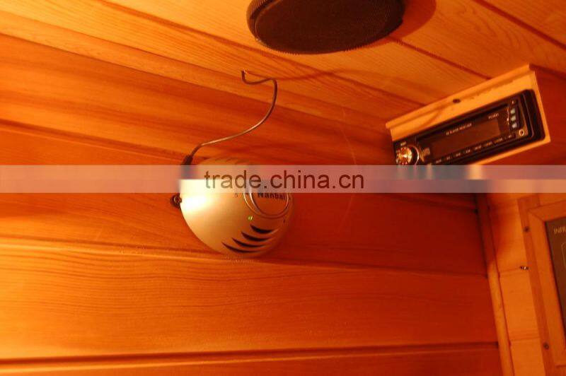 1 People Capacity and Red Cedar Solid Wood Type dry steam sauna room