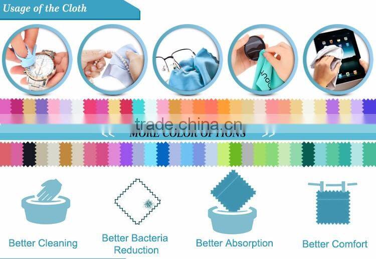 Branded Screen Printed Microfiber Lens Cleaning Cloth