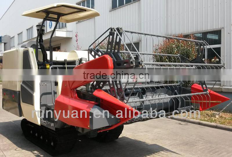 self propelled high quality rice paddy combine harvesting machine 4LZ-3.6