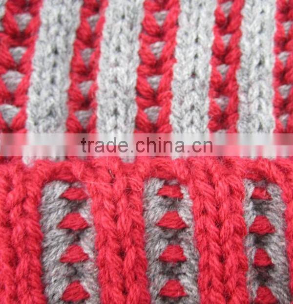 Red color Women's Kendall Beanie Knit Hat