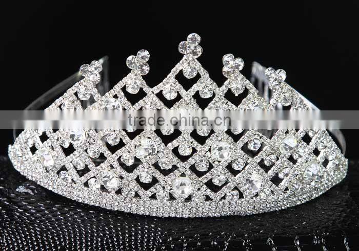 Latest Fashion Crystal Princess Crown for Girls J062304