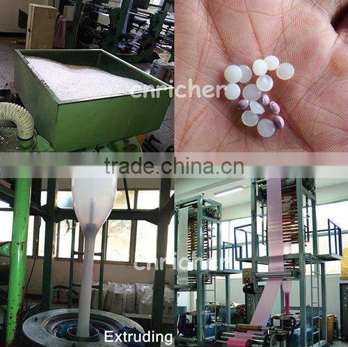 Plastic Clear Perforated Flower Wrapping Sleeve Bag/ opp plastic packaging flower sleeve bag