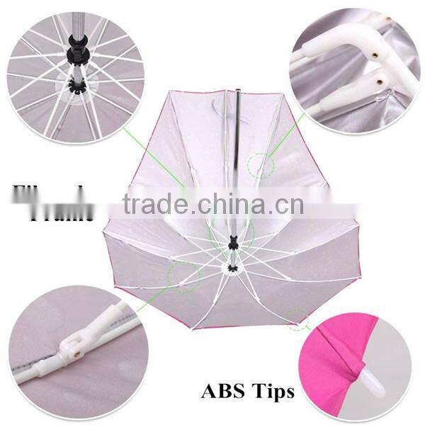 China suppliers parasol windproof electromobile umbrella / cheap motorcycle umbrella