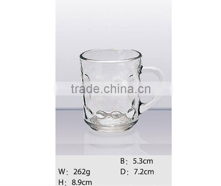 High quality raindrop drinking glass , raindrop glass mug