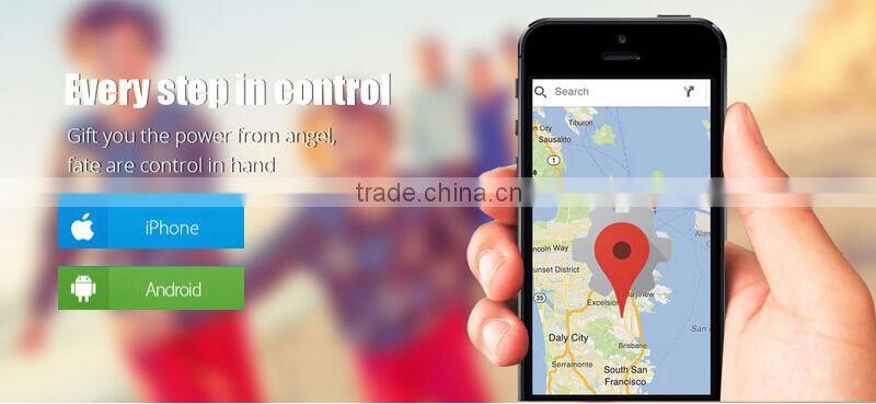 Remote Monitor SOS spy watch GPS satellite and LBS location waterproof gps watch