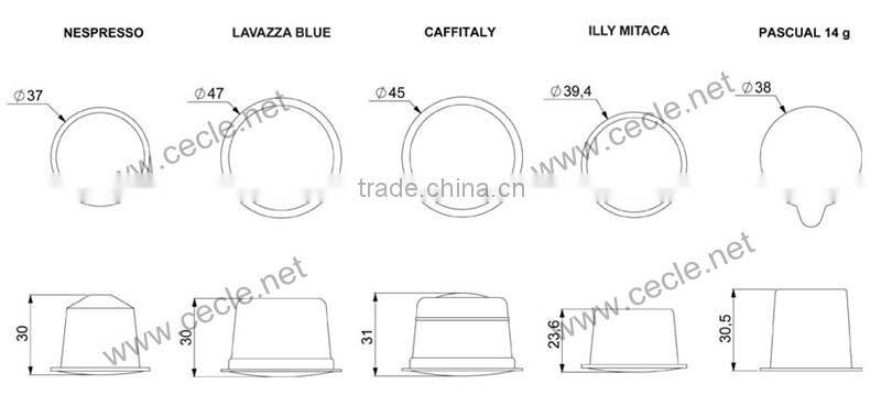 automatic coffee pod machine/manual capsule filling machine