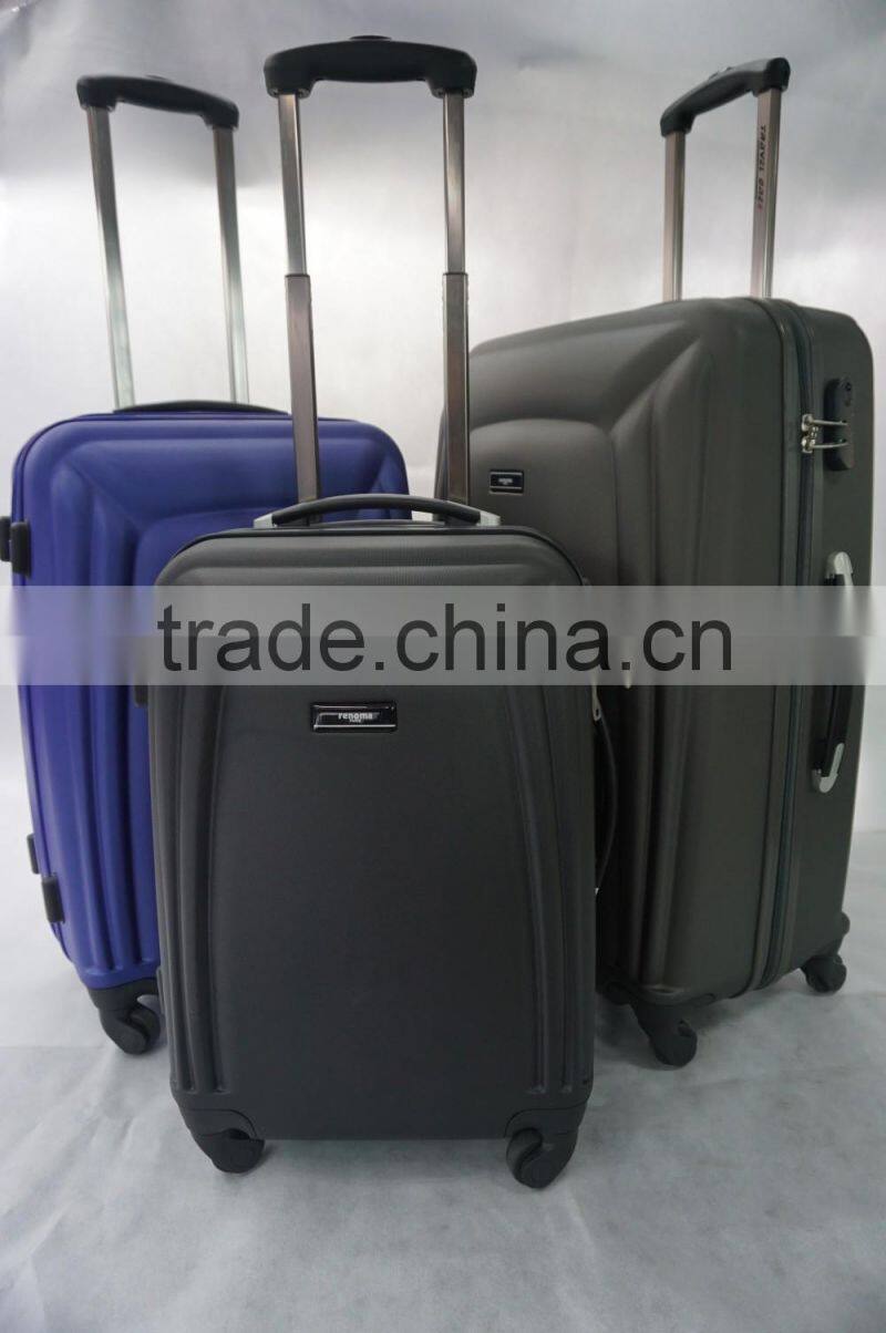 2016 china factory trolley Fashion ABS trolley suitcase / travel luggage /plastic suitcase