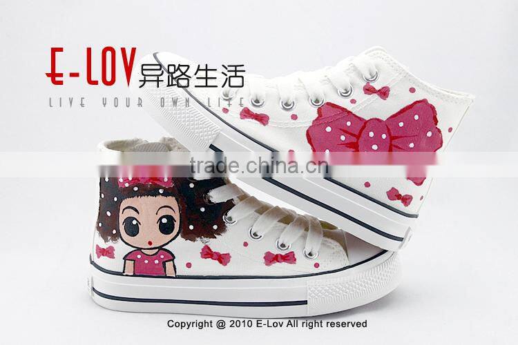 NO.Z021 Fashion design manufacturer Hot sales cheap new style wholesale kids white canvas shoes