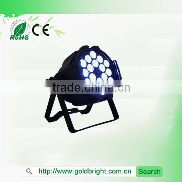 Stage wall washer 18 10w RGBW DMX 512 LED lighting par 64