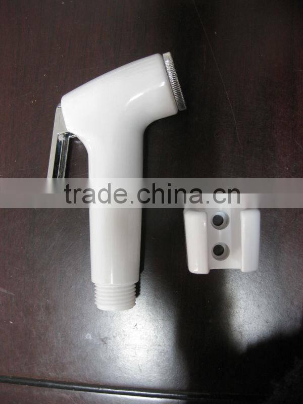 Brass T-adapter+ Hand held Bidet Toilet Shattaf Kit Sprayer &Wall Bracket+ hose GY-07