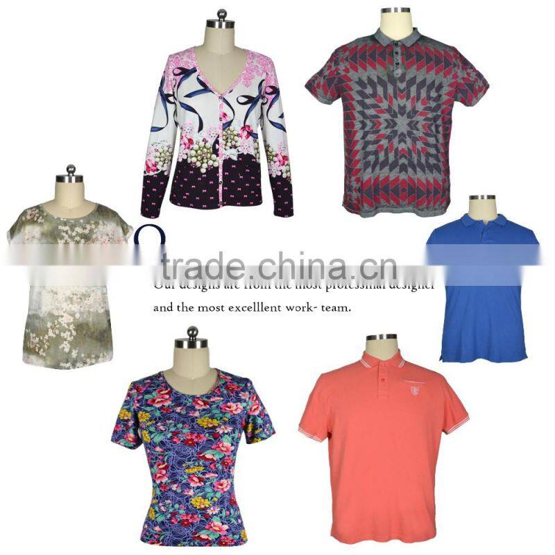 100% Cotton Pique Fabric Men's Orange T-shirt Short Sleeve Summer