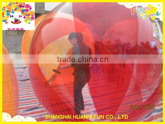 Hot sale TPU or PVC water roller price, water balls, water walking ball