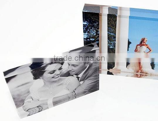 Acrylic Block Picture Frame 2016 Fashion