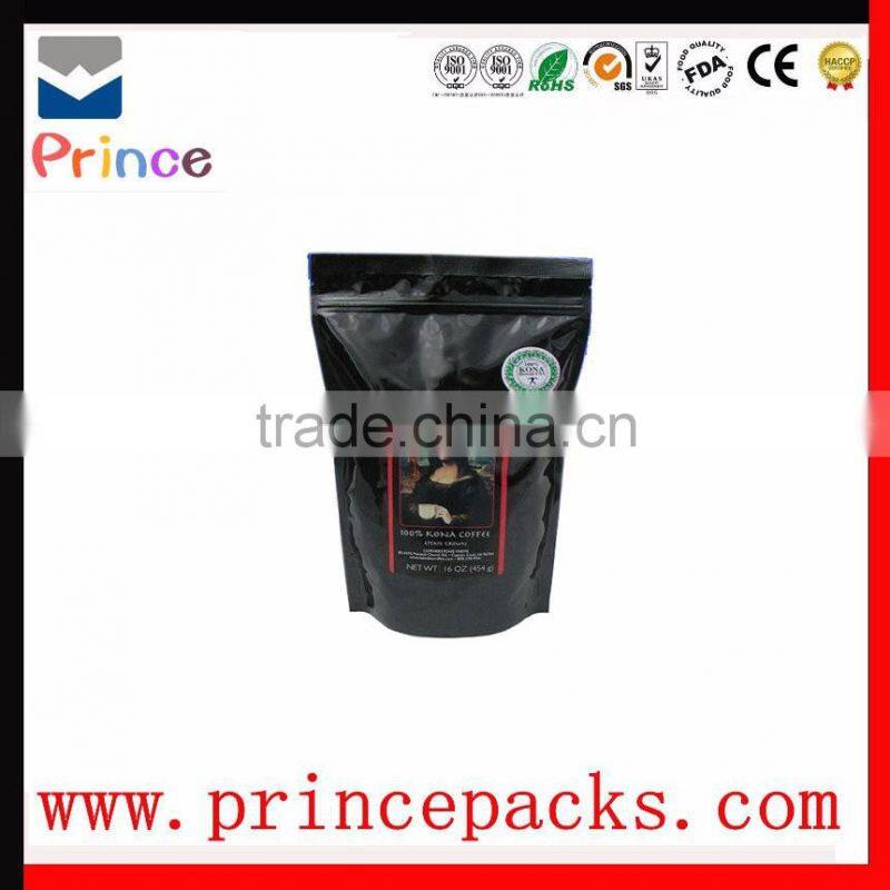 shenzhen printing packaging material supplier wholesale custom plastic resealable stand up pouch with zipper