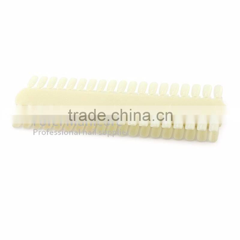 Professional supplier 52 tips nail polish color card for nail color display