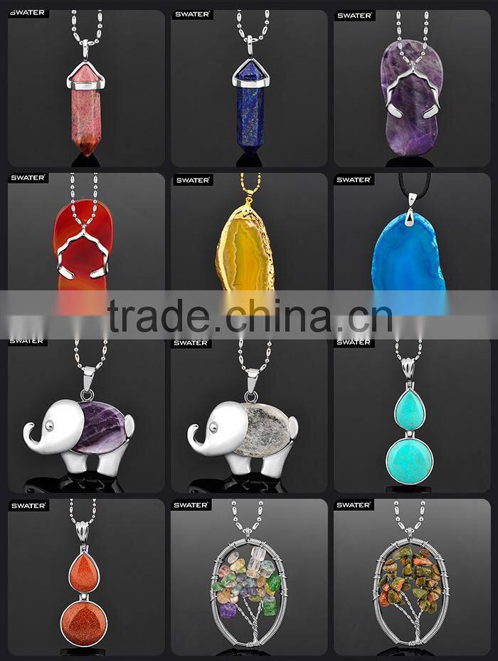 Fashion Jewelry And Accessories Leaf Shape Jade Pendant