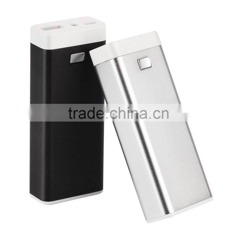 Universal usb cable private metal power bank 5000mah for Samsung S4/S5