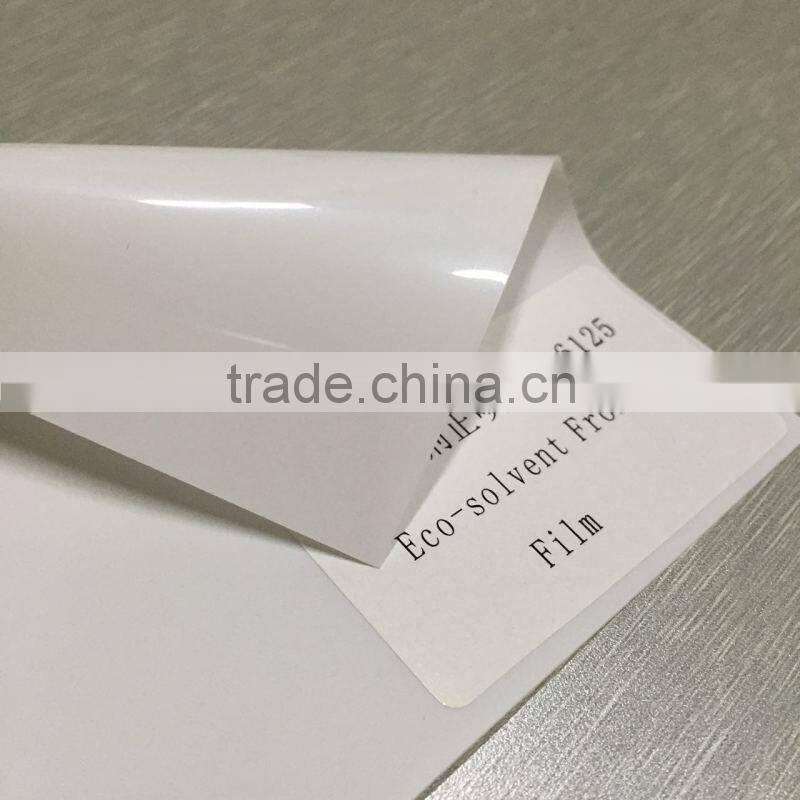 Inkjet Media Coated Matte Backlit PET Film