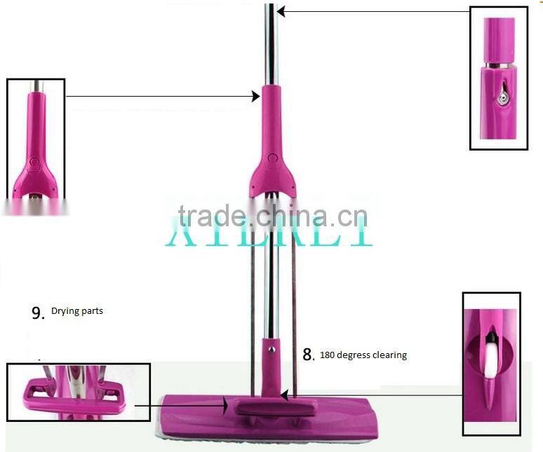 2015 China Cleaning Microfiber or Cotton Flat Mop Best selling on TV Shown