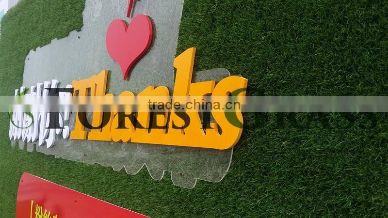 11000Dtex S yarn shape 3D artificial grass for soccer game fields
