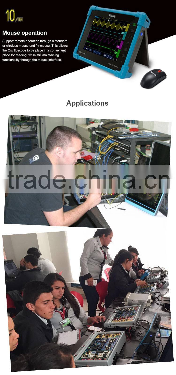 Digital Tablet Oscilloscope TO1104 100 MHz 4CH 28Mpts with battery and belt bring you new oscilloscope experience