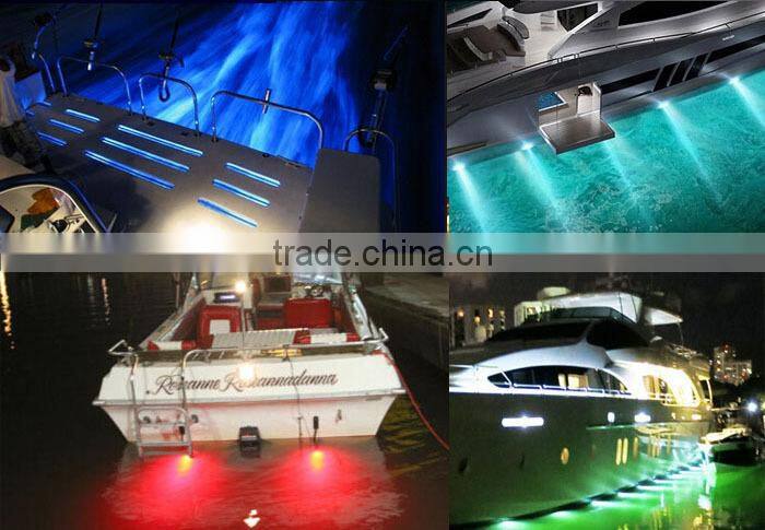 Surface Mount 11-14V DC 6w IP68 underwater yacht light, underwater creatures searchlight, pool light and marine interior light