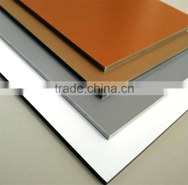 4MM 5MM 6MM Exterior HDPE Core PVDF Painting ACP Sheet