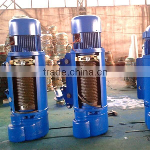 CD Single Speed Electric Wire Rope Pulling Hoist