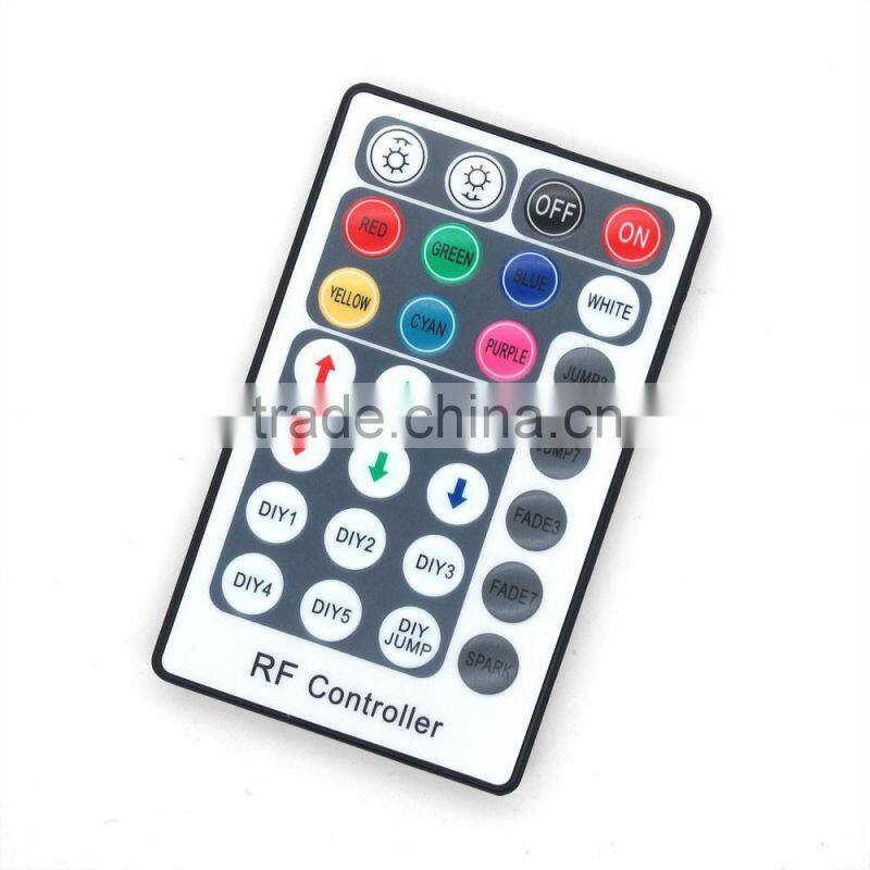 Factory price DC12-24V RF Wireless 28 Keys LED Controller for RGB LED Strips Light