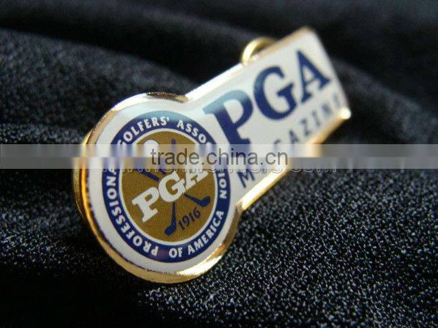 High quality metal badge pin clips