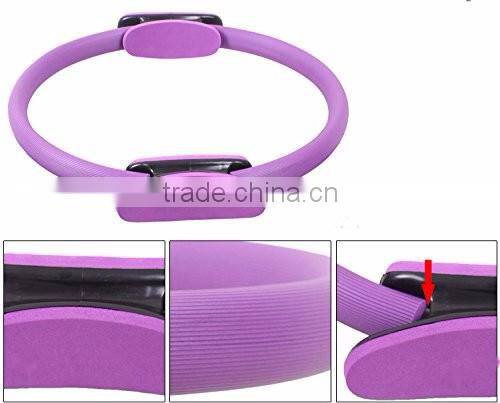 14.5"Pilates Ring Dual Grip Resistance Full Body Toning Ring Circle Strength