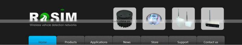 Newest wireless vehicle detector for traffic system