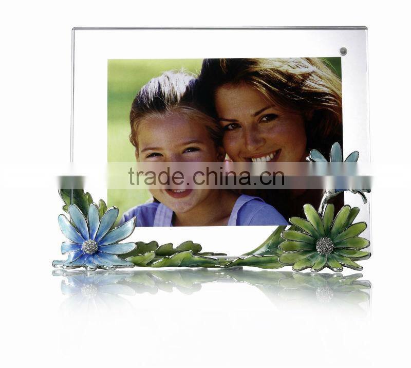 RORO March in Paris daisy crystal glass enamel photo frame picture frame Home furniture matching