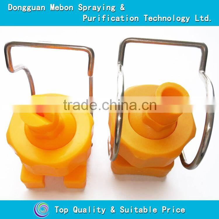 adjustable ball pretreatment clip nozzle,flat fan or full cone clamp nozzle