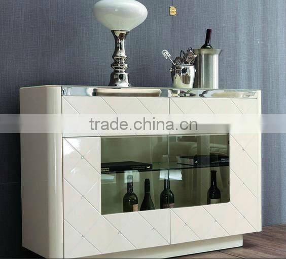 elegant crystal high glossy coffee table 1612