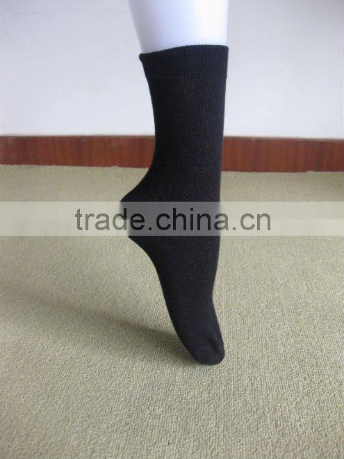 Silver fiber socks for diabetic foot care