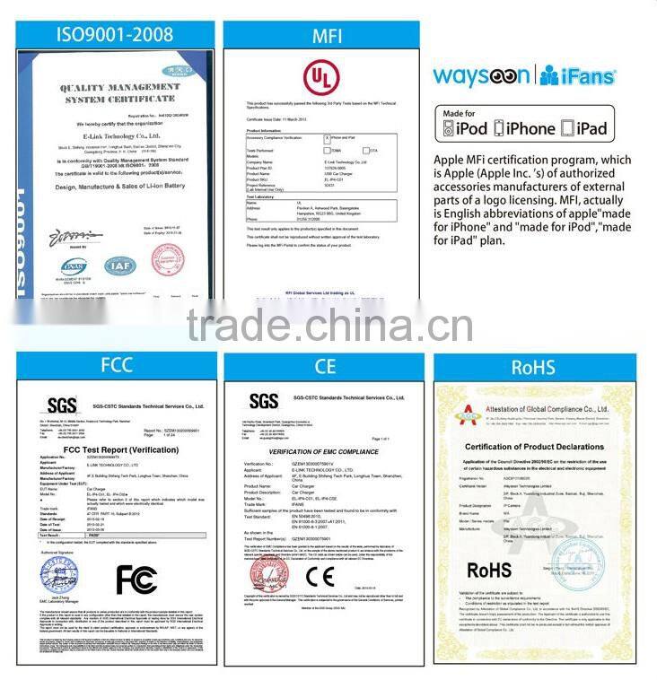 For iPhone 5S Case With Power Supply 2200mAh 1 Year Warranty