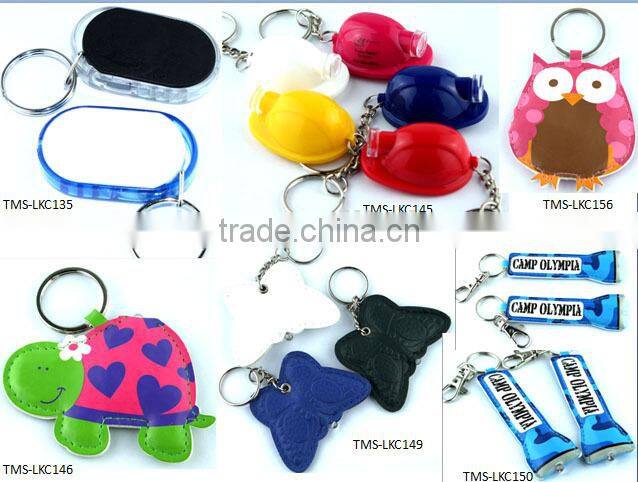 new design hot new products custom leather keyring 2016 pu metal logo keychain