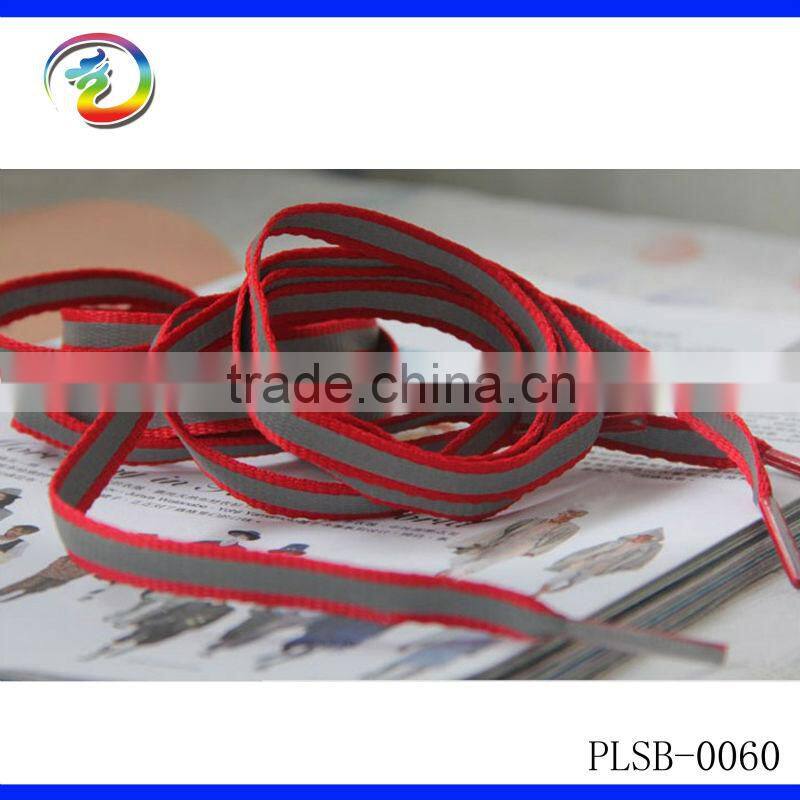 Fashion Polyester Cotton Flat Shoelace